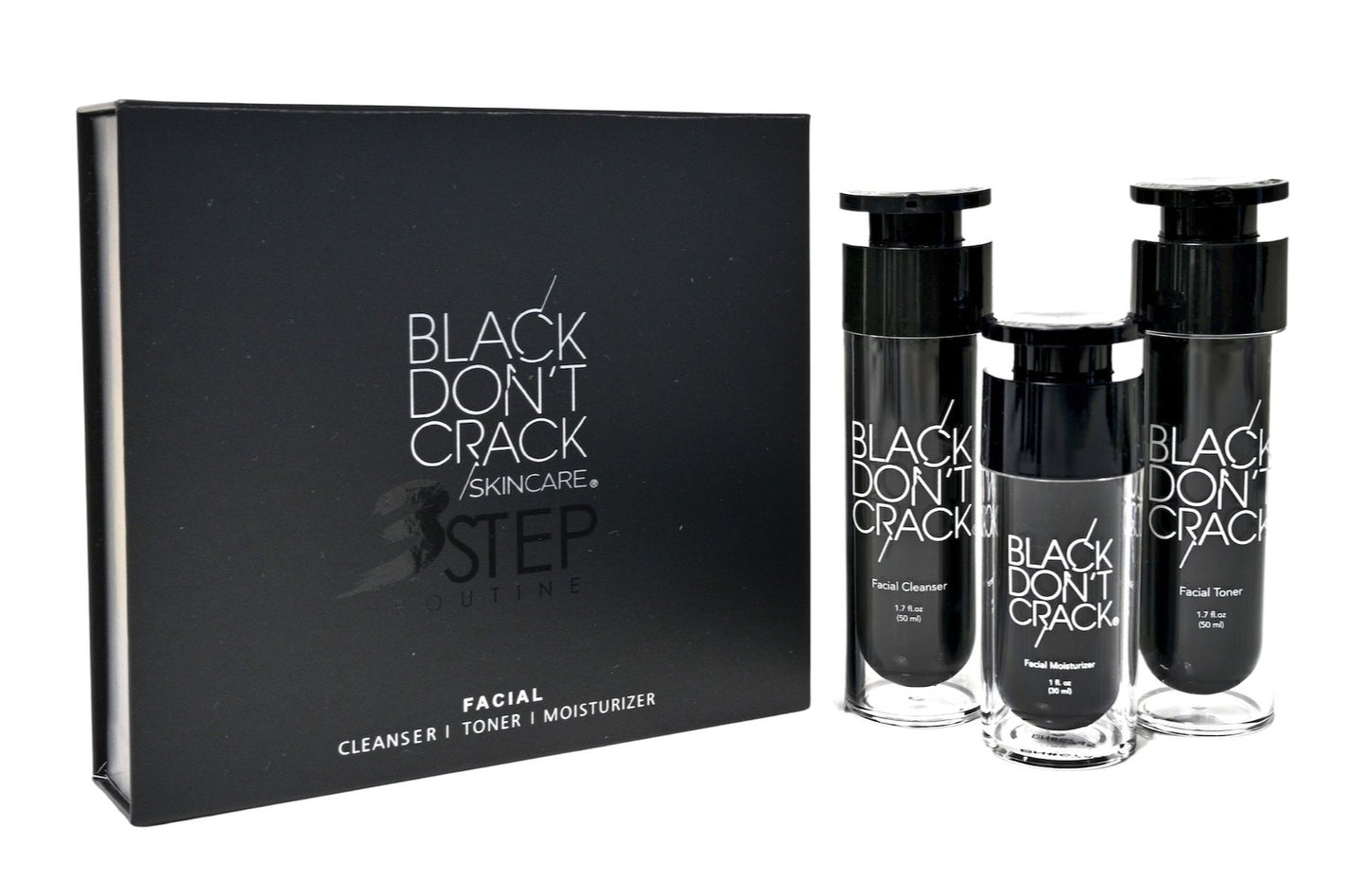 Black Don't Crack 3-Step Skincare Kit